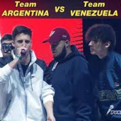 #Argentina vs #Venezuela (BATALLA A DOBLE TEMPO CON LETRA) - God Level Chile 2019