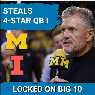 REPORT: Michigan STEALS Illinois' TOP Quarterback Recruit! | 4-Star DECOMMITTED!