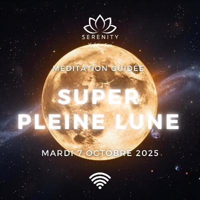 15 MIN ✨ SUPER PLEINE LUNE en BÉLIER ♈ du Mardi 7 Octobre 2025 🎧 Méditation guidée