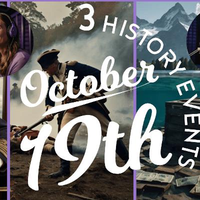 October 19: When History EXPLODED! British Surrender Mystery 🗡️, Nazi's Perfect Money Heist 💰, & The Lost First Flight!