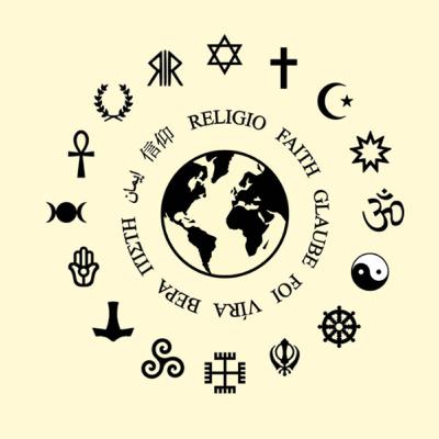 Religiones en el mundo.