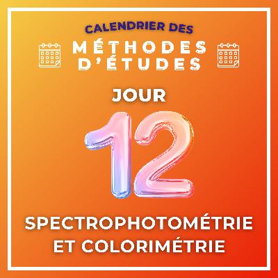 J12 : Spectrophotométrie et colorimétrie des protéines