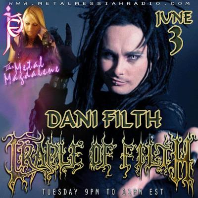 INTERVIEW WITH DANI FILTH OF CRADLE OF FILTH FOR METAL MESSIAH RADIO