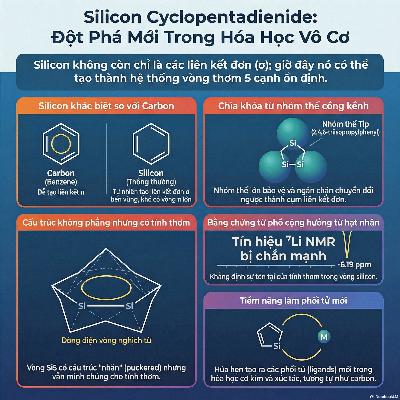 Đột phá Hóa Học: Lần Đầu Tiên Tổng Hợp Thành Cơm Vòng Thơm Silicon Đột phá Hóa Học: Lần Đầu Tiên Tổng Hợp Thành Cơm Vòng Thơm Silicon