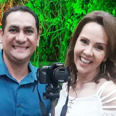 Jornalista Laine Valgas, no Canal Valor Entrevista.