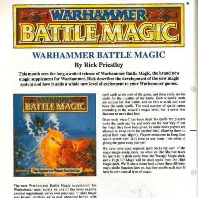 Warhammer Battle Magic Deepdive :Introduction