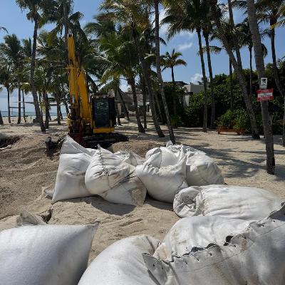 Réhabilitation de la plage du St Géran