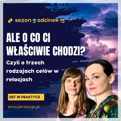 3 | 13 | Ale o co ci właściwie chodzi? Trzy rodzaje celów w relacjach | EMOCJE I RELACJE | DBT W PRAKTYCE 3 | 13 | Ale o co ci właściwie chodzi? Trzy rodzaje celów w relacjach | EMOCJE I RELACJE | DBT W PRAKTYCE