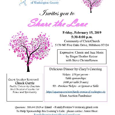 Remarks at Family Promise Shelter Dinner by Rev. Dr. Chuck Currie
