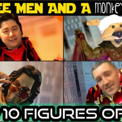 Top 10 Action Figures of 2022 so far! 3 Men & a Monkey Lizard Livestream! EP 76