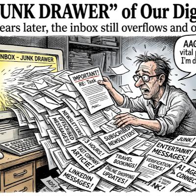 Email: “Junk Drawer” of Our Digital Lives? メール:デジタル生活の「ごちゃごちゃ引き出し」? Email: “Junk Drawer” of Our Digital Lives? メール:デジタル生活の「ごちゃごちゃ引き出し」?