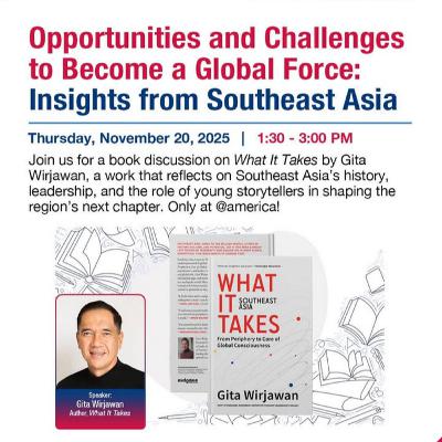 Episode 199. Opportunities and Challenges to Become a Global Force: Insights from Southeast Asia with Gita Wirjawan Episode 199. Opportunities and Challenges to Become a Global Force: Insights from Southeast Asia with Gita Wirjawan