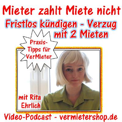 Mietvertrag fristlos kündigen wegen Mietrückstand 2 Monatsmieten - Immobooks.de