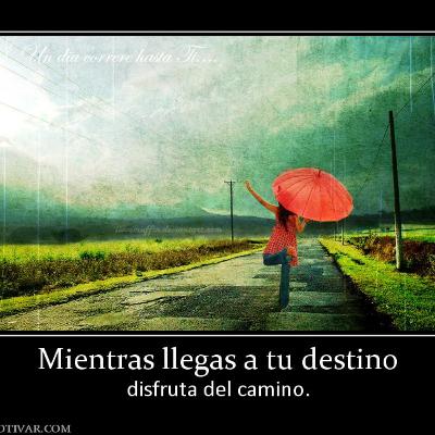 Disfruta del camino