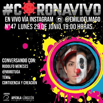Rodolfo alias Mimo Tuga en CoronaVivo de selección Rodolfo alias Mimo Tuga en CoronaVivo de selección