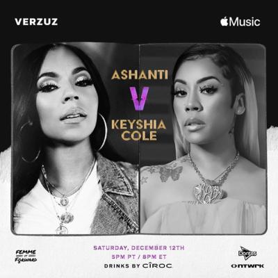 Verzuz Podcast Episode 14: Ashanti vs Keyshia Cole January 21st 8pm