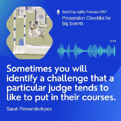 357: Preparation Checklist for Big Events