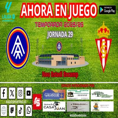 AHORA EN JUEGO Jornada 29 #laligahypermotion #AndorraRealSporting