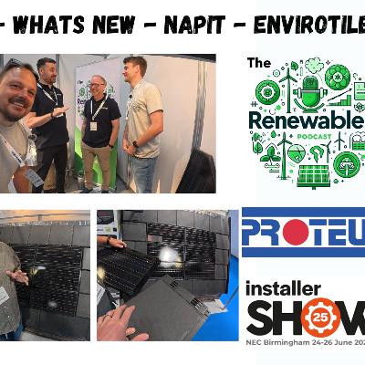 NAPIT talk heat pumps - Envirotile solar panel - Installershow 2025 HOUSE!