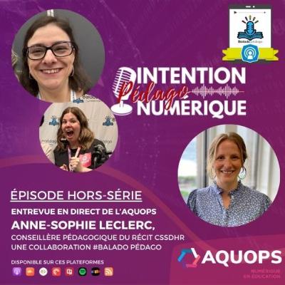 Hors série | Entrevue avec Anne-Sophie Leclerc, Conseillère pédagogigue du RÉCIT CSSDHR Hors série | Entrevue avec Anne-Sophie Leclerc, Conseillère pédagogigue du RÉCIT CSSDHR