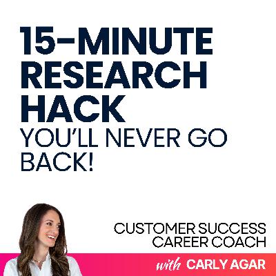 88. The 15-Minute Company Research Method That Lands You the Job with Olivia Kot