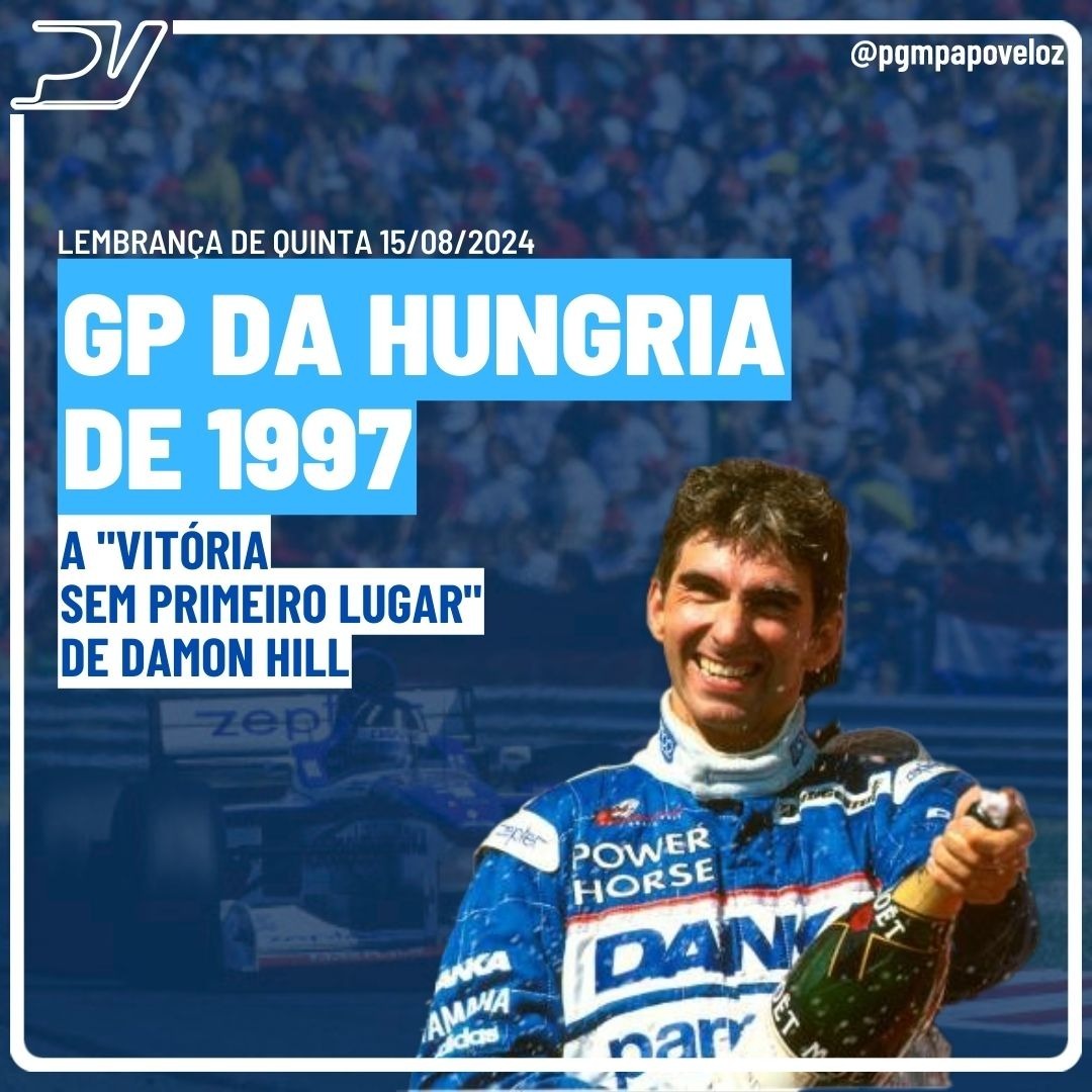 GP DA HUNGRIA DE 1997: a "vitória sem primeiro lugar" de Damon Hill - Lembrança de quinta 15/08/2024 episode artwork