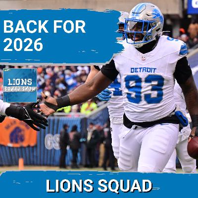 LIONS SQUAD SHOW: Detroit Lions Bringing Back Josh Paschal & Levi Onwuzurike + Jon Jansen Joins The Show!