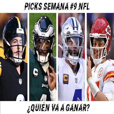 Picks semana 9 #nfl 2023, Pronóstico de resultados, ¿quién va a ganar?
