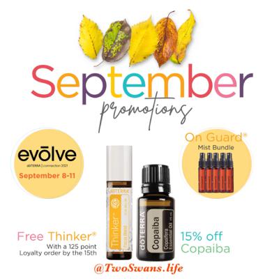 September promotions, Thinker, On Guard Mist Bundles and 15% off a must have! September promotions, Thinker, On Guard Mist Bundles and 15% off a must have!