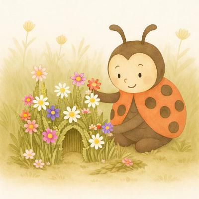 Molly Mariehøne og den larmende lillebror