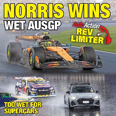 Lando Norris wins the AGP and Supercars fire and then fizzle in the drizzle