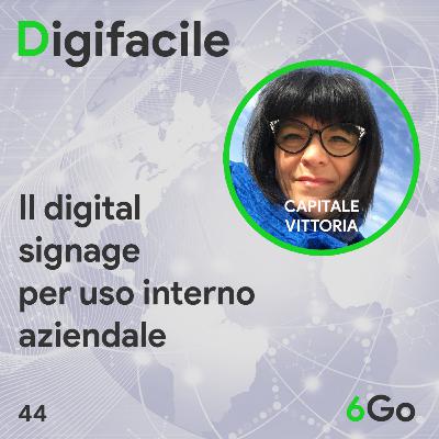 Digital signage per uso interno aziendale