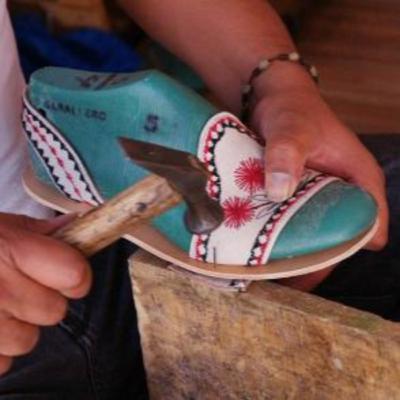 Los Huaraches de Oaxaca, México