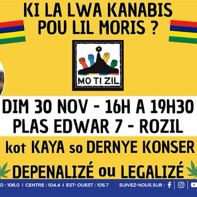 Drogue : Mo Ti Zil organise un événement ce dimanche pour informer et débattre, après les déclarations de Paul Bérenger
