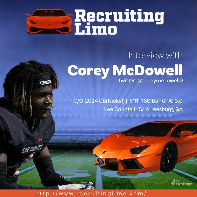Recruiting Limo with Corey McDowell Recruiting Limo with Corey McDowell