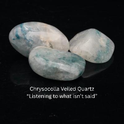 New for 2026: Introducing Chrysocolla Veiled Quartz