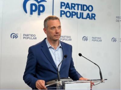 Joaquín Segado este martes en la rueda de prensa