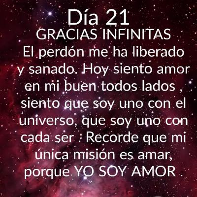 21 días de perdón día 21