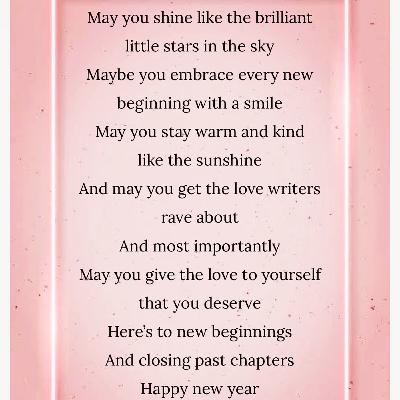 New year and something strung together from the past