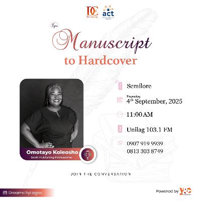 Manuscript to Hardcover Ft Omotayo Koleosho