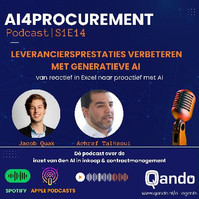 S1E14 | Generatieve AI voor Supplier Performance management | AI4Procurement powered by Qando!