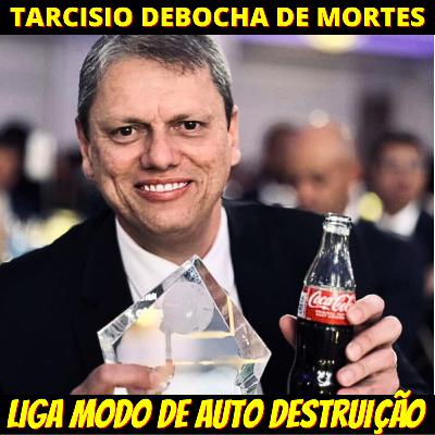 Tarcisio imita Bolsonaro e debocha de mortes por intoxicação por metanol