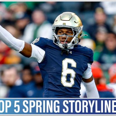 Top 5 Storylines On The Notre Dame Football Team Headed Into Spring