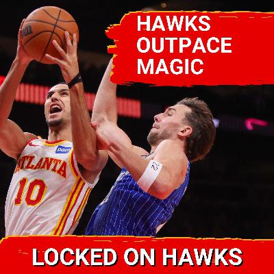 Hawks outpace Magic for first home win of season