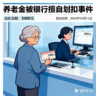 养老金被银行擅自划扣
