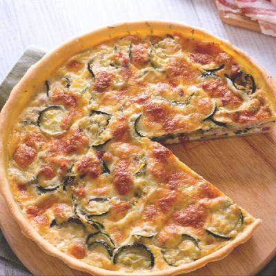 Torta salata di zucchine