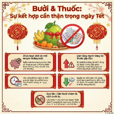 Bưởi & Thuốc: Khi siêu thực phẩm có thể trở thành canh bạc y khoa Bưởi & Thuốc: Khi siêu thực phẩm có thể trở thành canh bạc y khoa