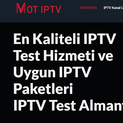 IPTV Satın Al - MOT IPTV