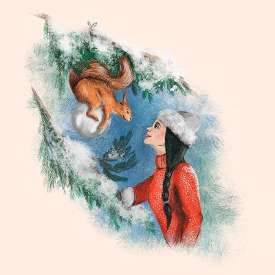 Old Woman Squirrel Friend