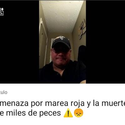 Amenaza la ola roja en playa de la Florida, Estados Unidos ⚠️😞